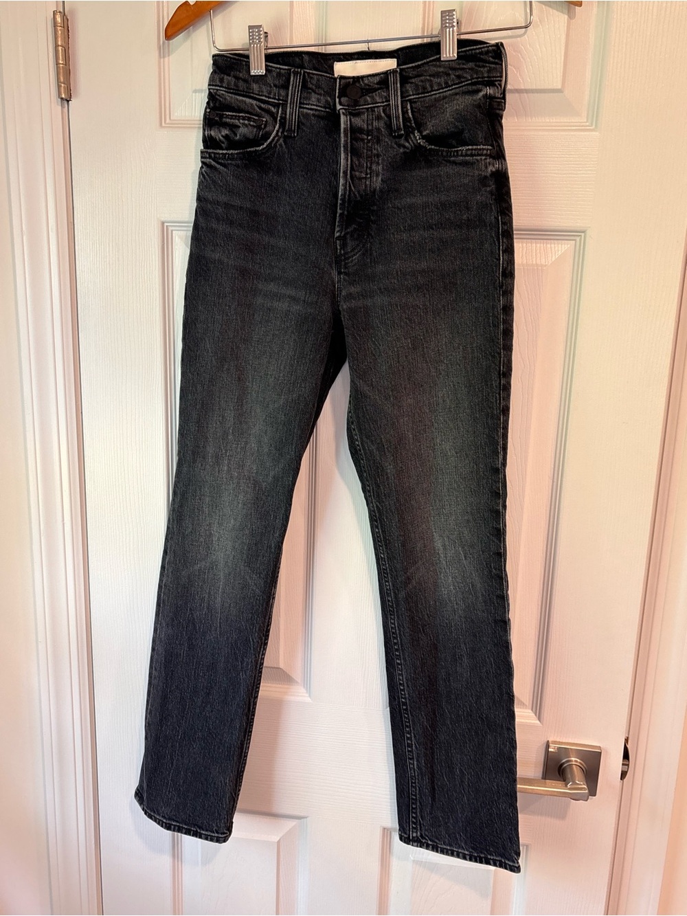MOTHER The Tomcat Ankle On The Fly gray jeans size 25